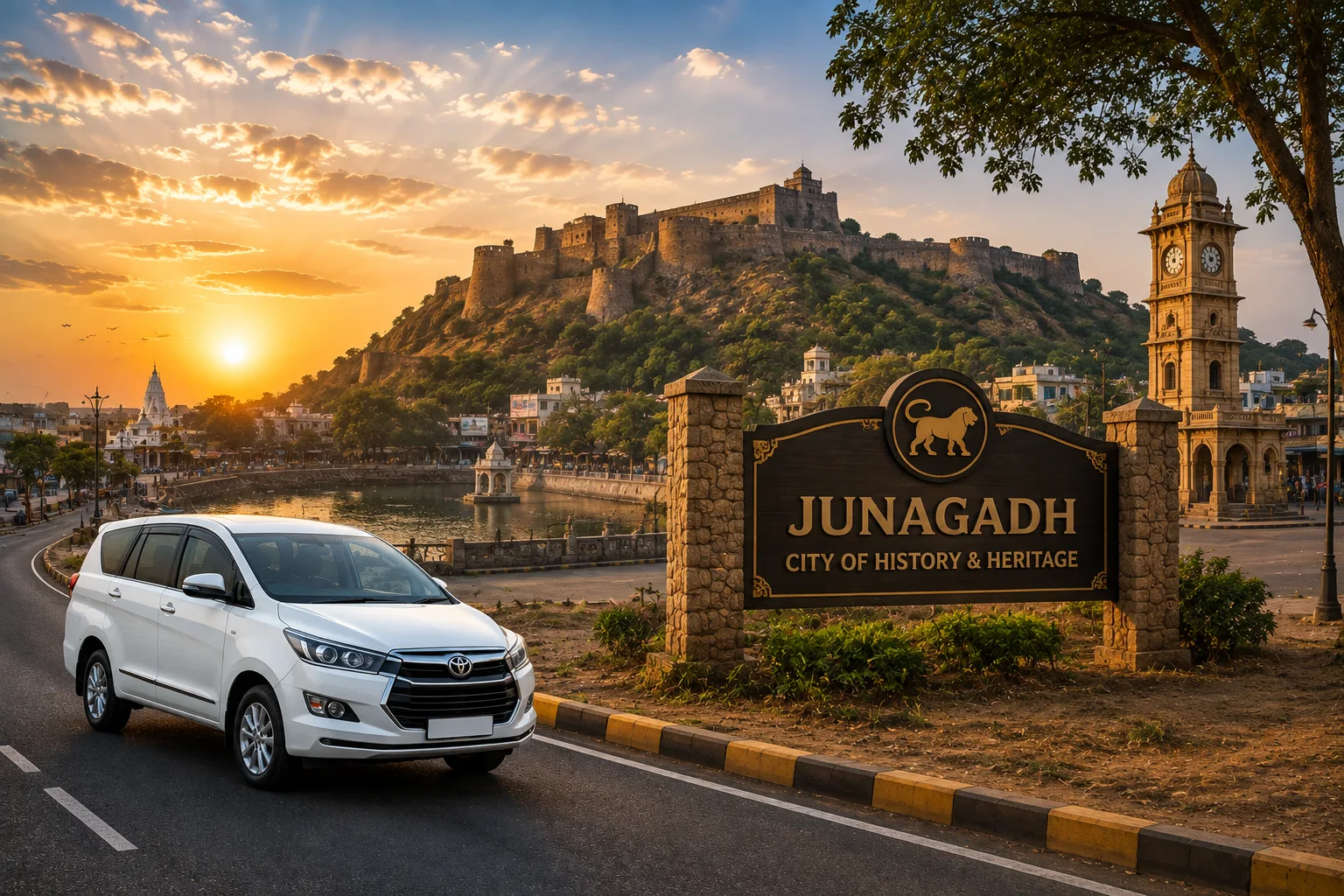 Veraval to Junagadh Taxi Taxi by private cab