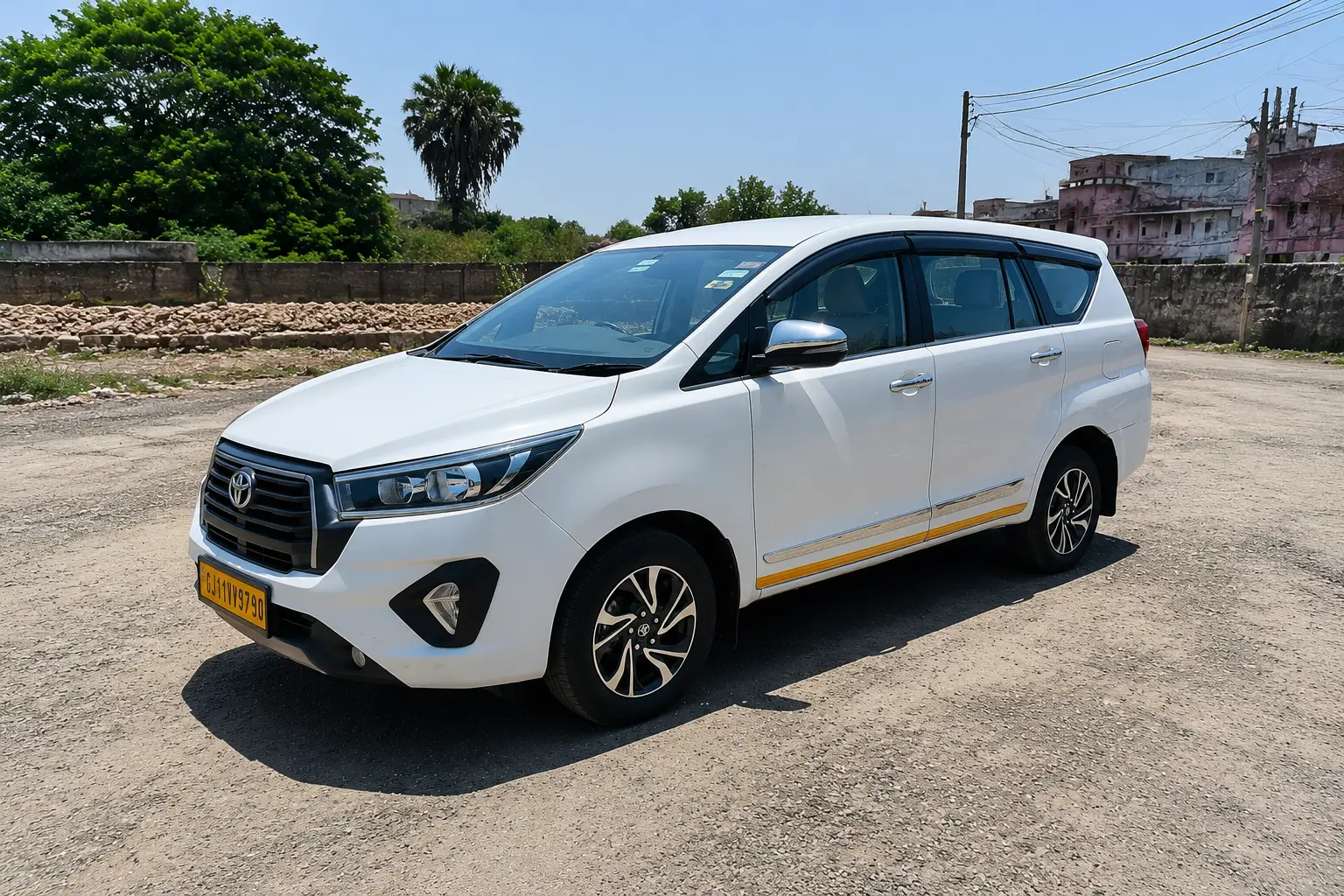 Toyota Crysta cab hire in Somnath