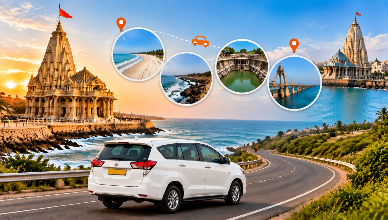 Somnath to Dwarka Road Trip: Distance, Route, Stops and Travel Tips